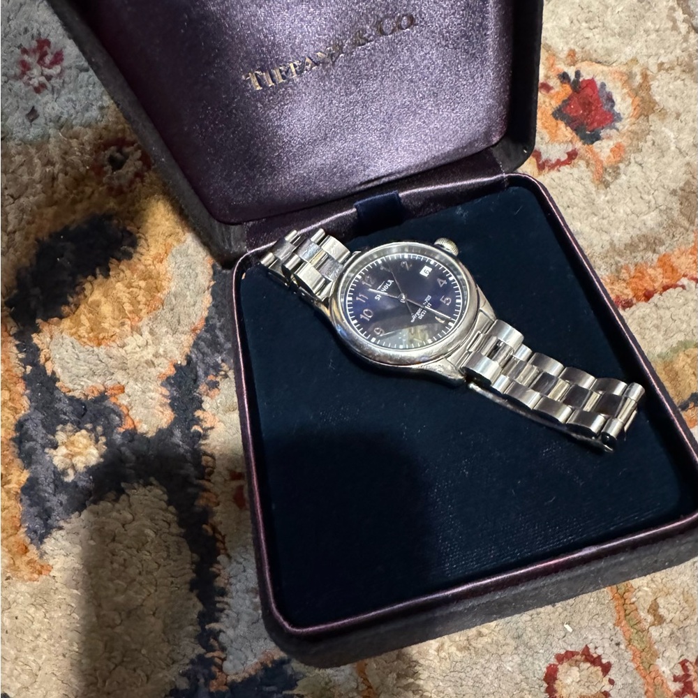 Shinola Aragonite 705 Detroit Watch Limited Japan Silver Tone Womens - Picture 9 of 9